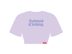 Purple Badmood Clothing Crop-top