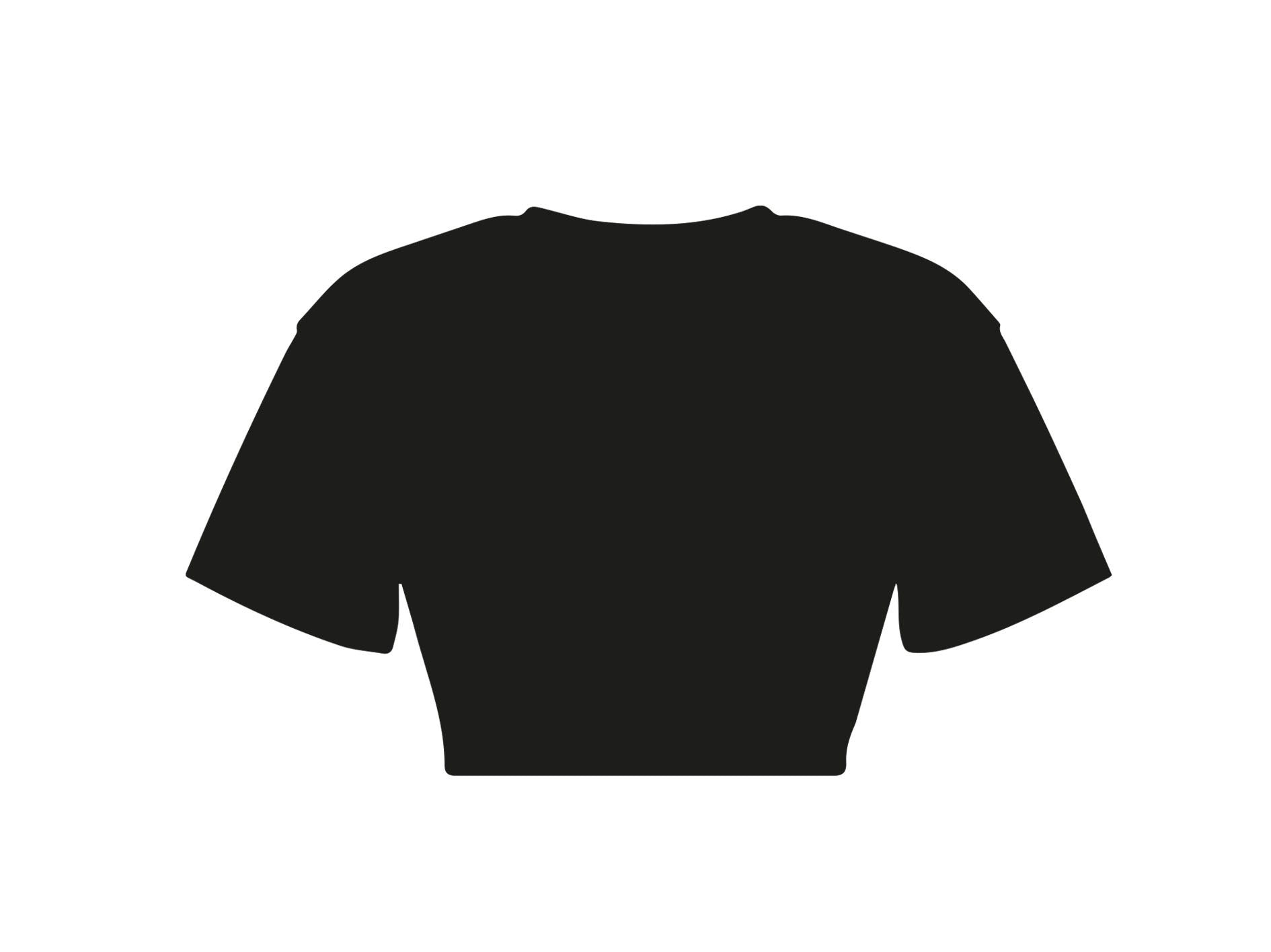 Black Badmood Clothing Crop-top
