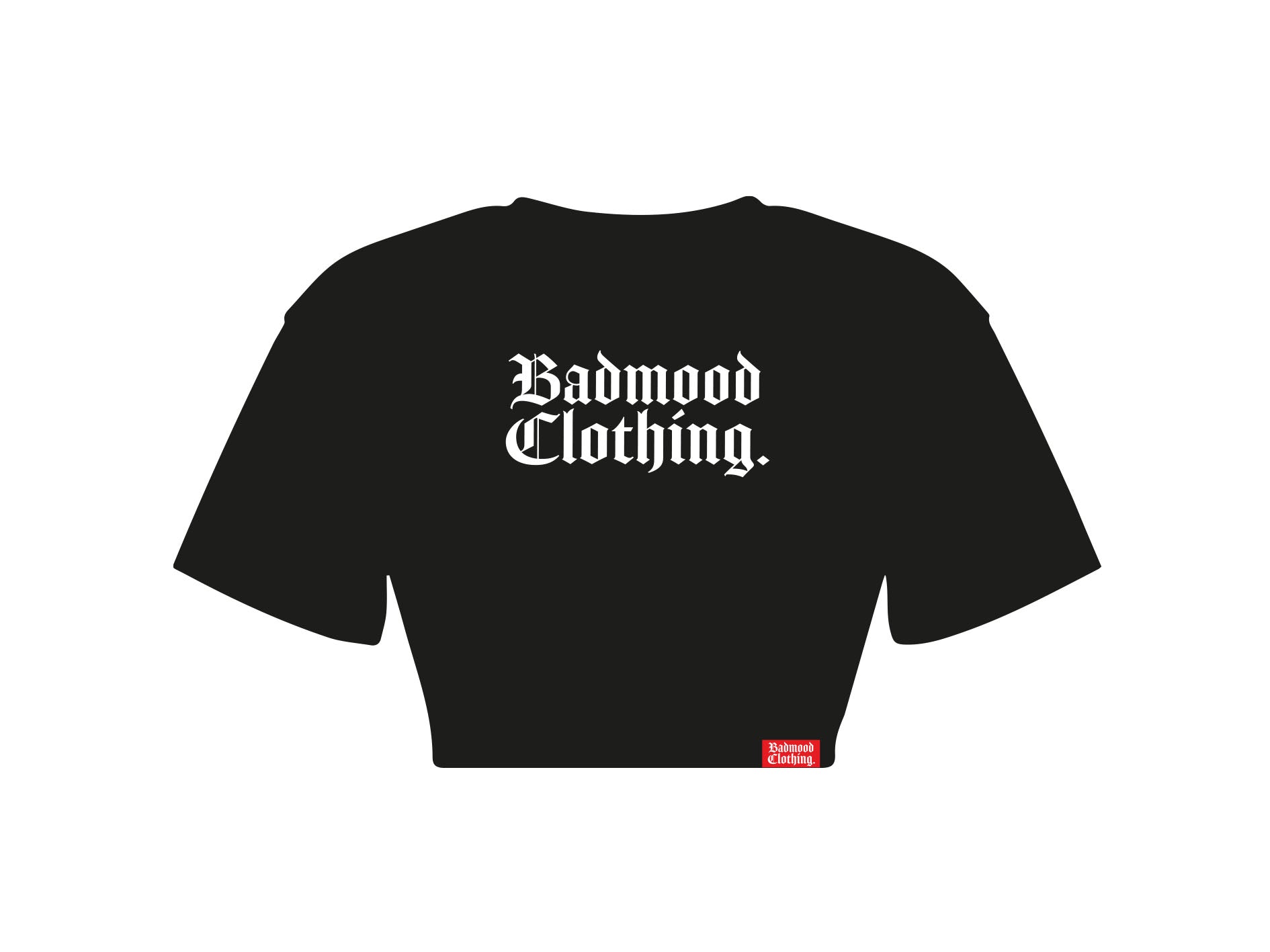 Black Badmood Clothing Crop-top