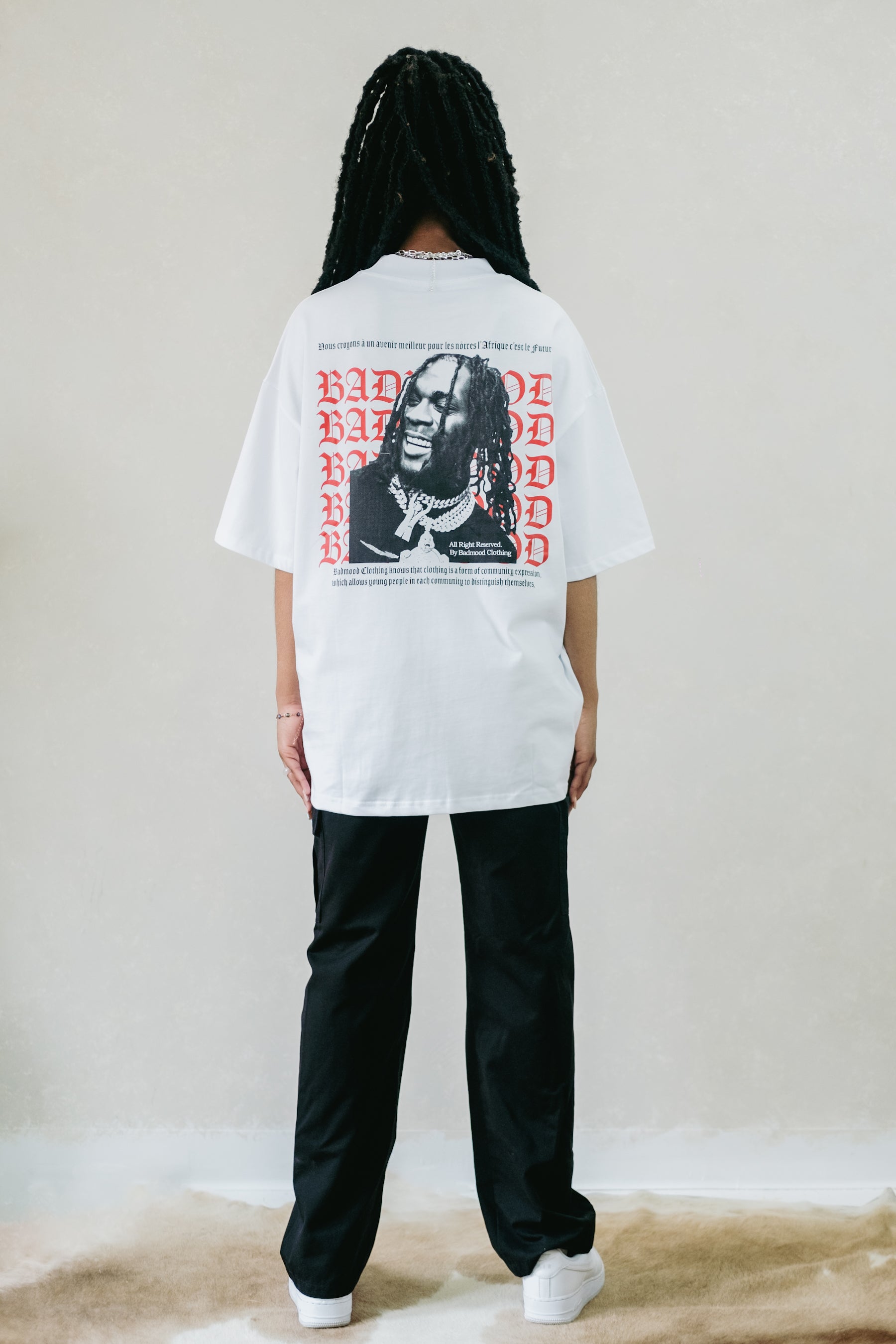 White Burna Boy T-shirt