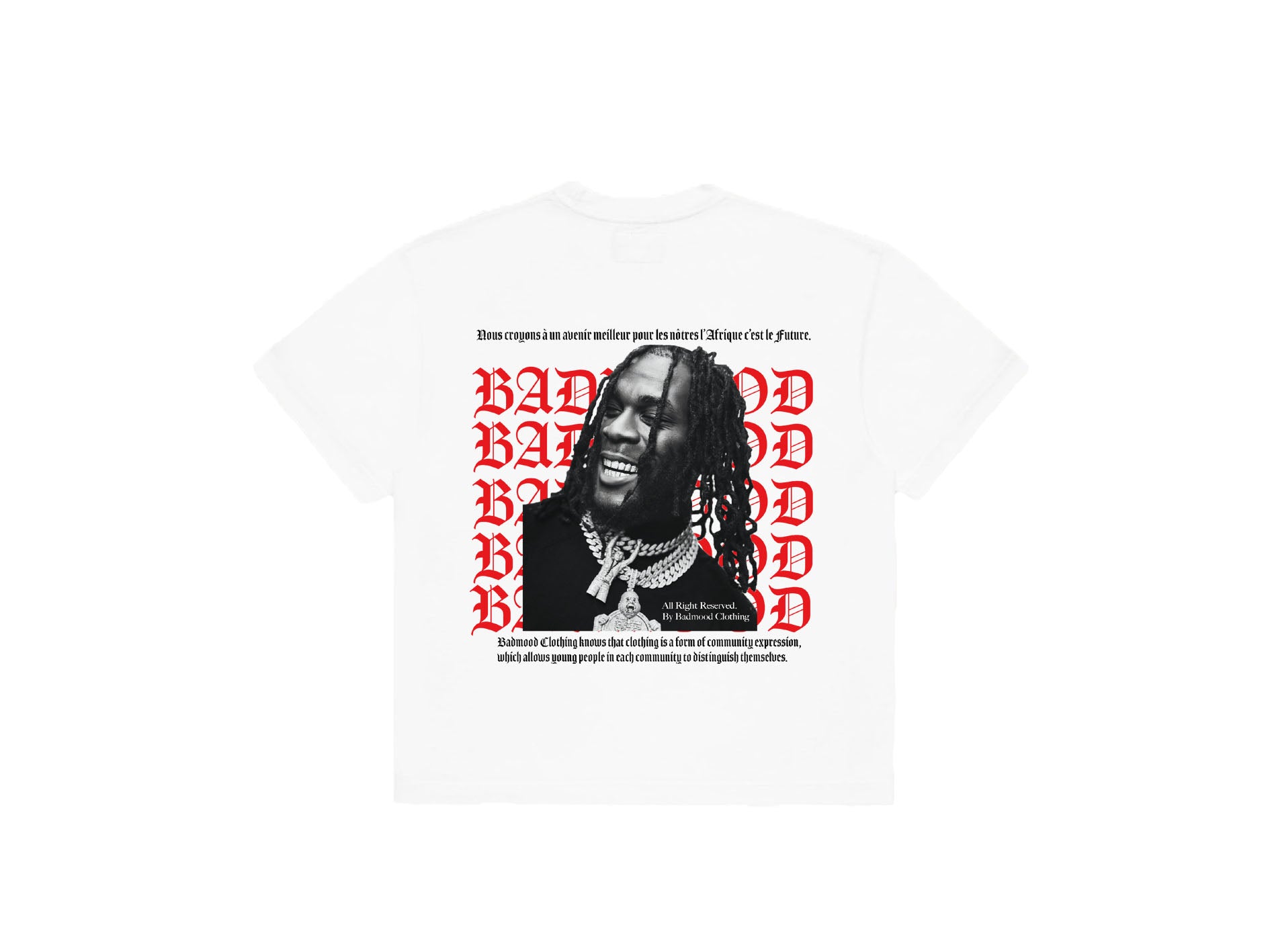 White Burna Boy T-shirt