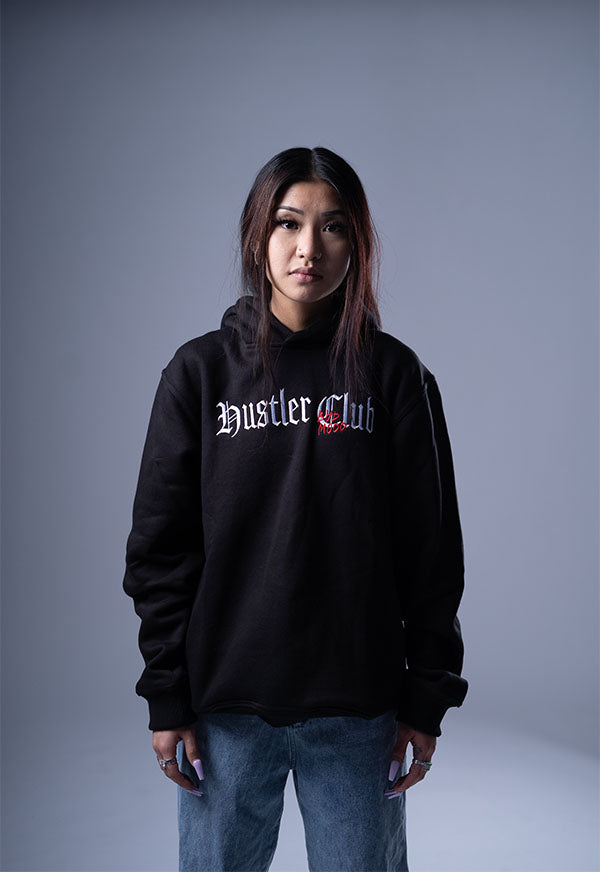 Black Hustler club hoodies