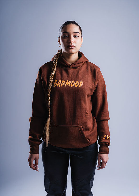 Brown Hustler club hoodies